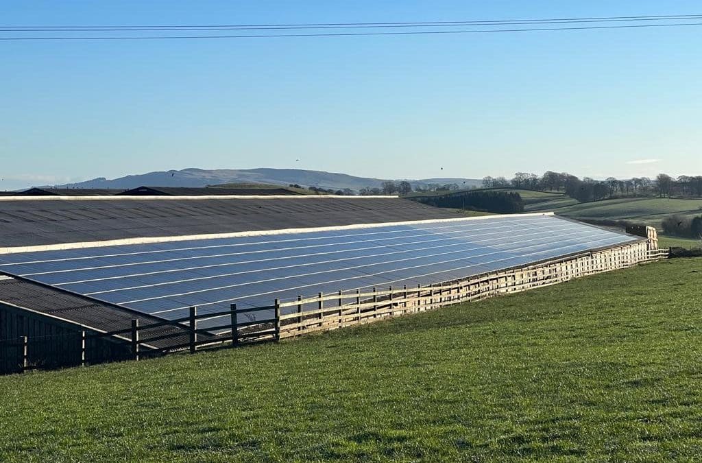Farm Building Solar Panels, North Yorkshire