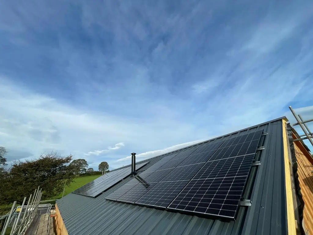 Farm Building Solar Panels