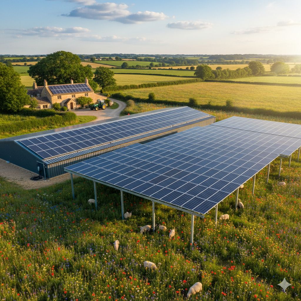 Agricultural Solar Panels | R&B Mechanical & Electrical Agricultural Solar Panels