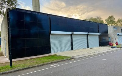 Solar Facade Installation, Gloucester, UK