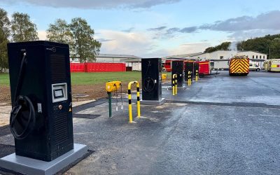 Commercial EV Charger Installation Completed