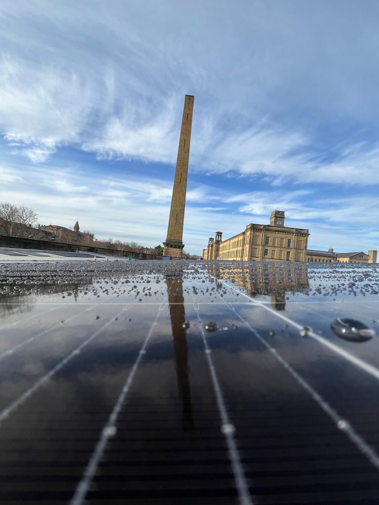 Solar Panel Installation at Salts Mill, Yorkshire, UK | R&B Mechanical & Electrical Solar Panel Installation at Salts Mill, Yorkshire, UK