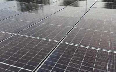 Petrol Station Solar Panels, Cumbria, UK