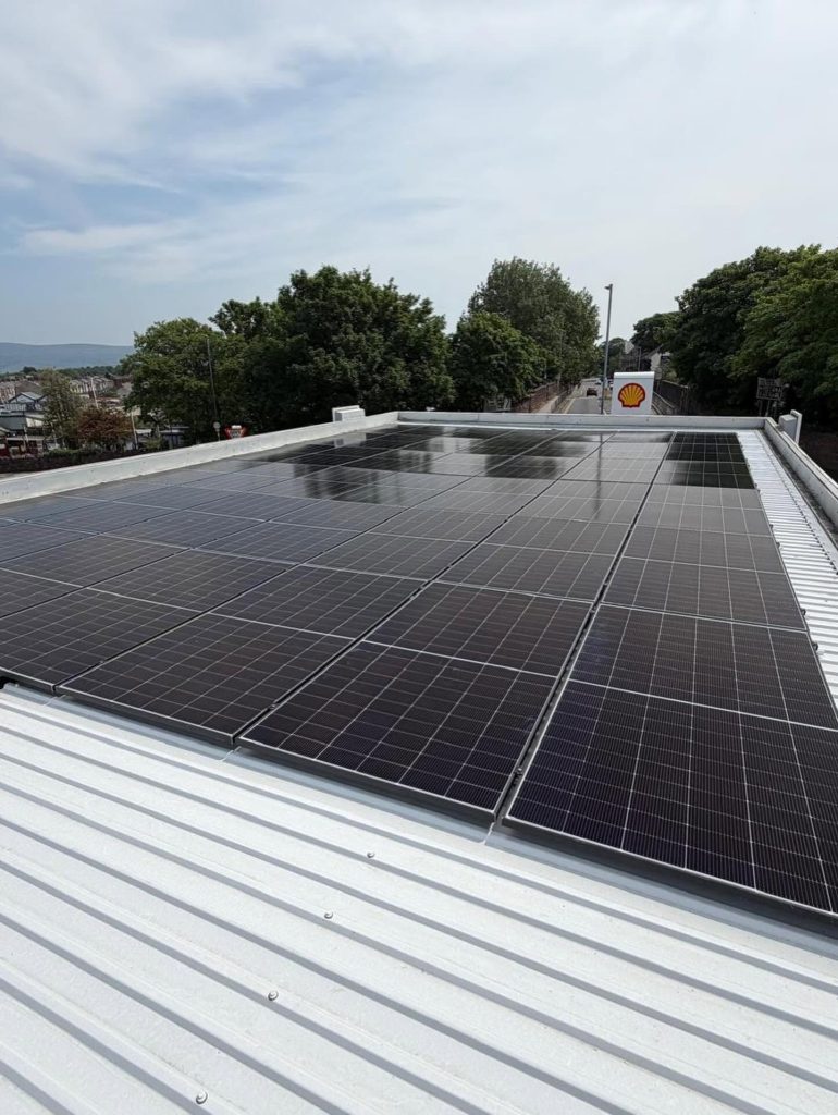 Petrol Station Solar Panels | R&B Mechanical & Electrical Petrol Station Solar Panels